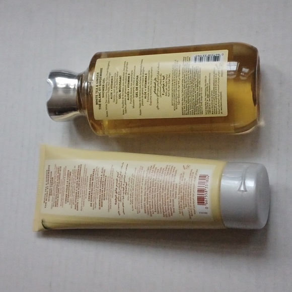4/$60 New "White Tea & Ginger" Body Cream & Shower Gel Set -2 Bottles (1 Sealed) - Picture 2 of 10
